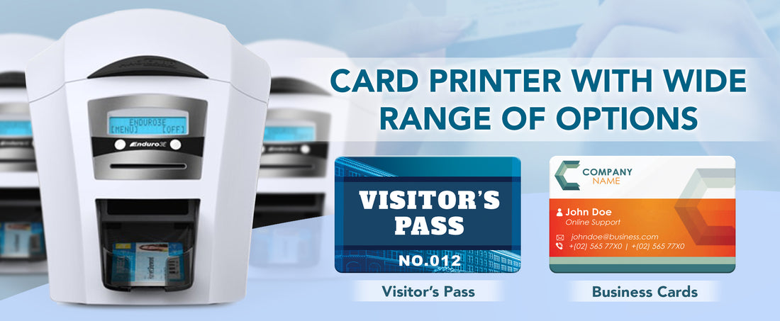 Card printer with wide range options
