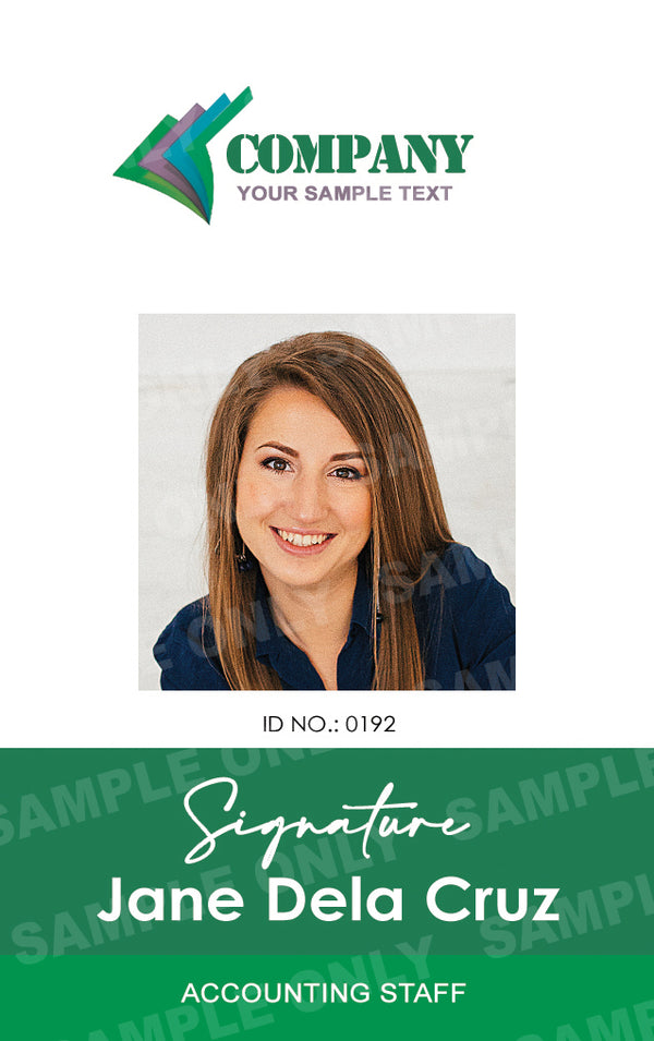 COMPANY ID CARD TEMPLATE 24 Competitive Card Solutions Phils Inc