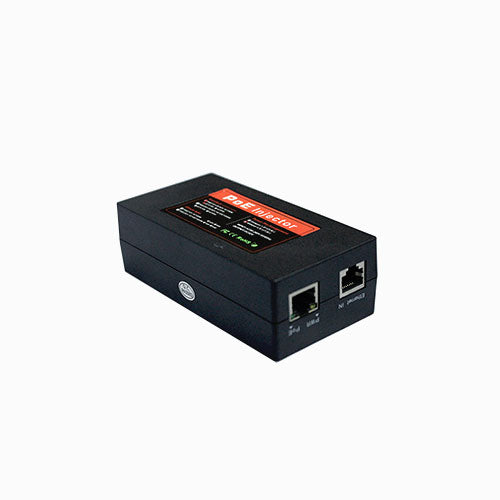 TigerVision 2-Port PoE Injector with Single PoE Port - AC Input 15.4W