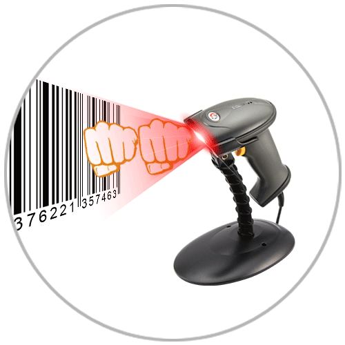 Handfree Barcode Scanner Sunlux XL6200A Competitive Card Solutions